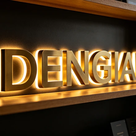 Logotipo brillante