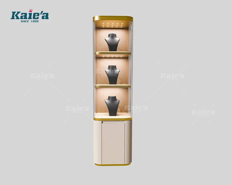 Vitrina de joyer&iacute;a de lujo modelo alto