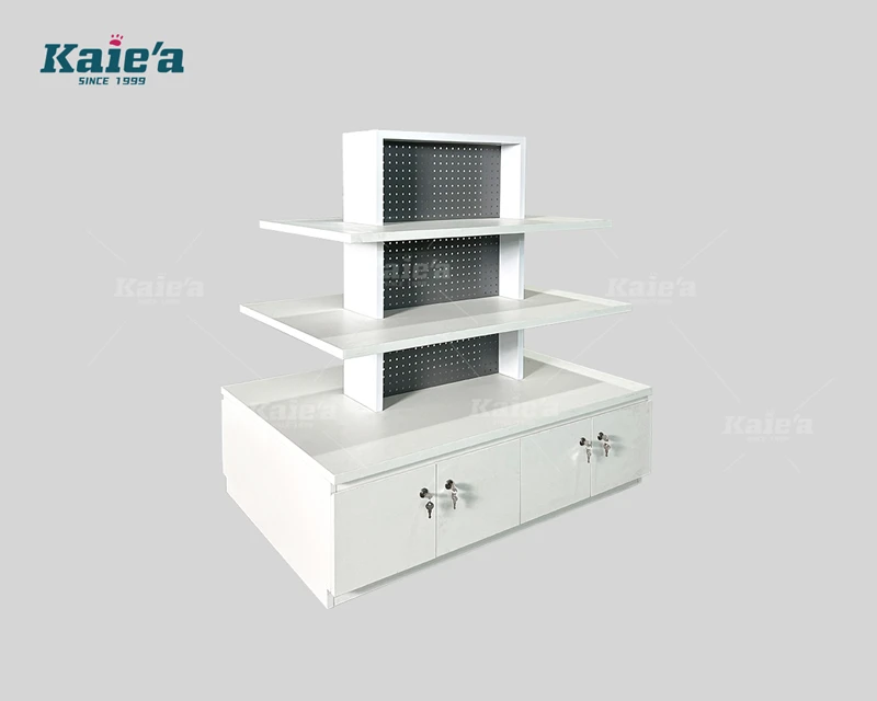 Expositor de ropa para tienda de deportes - Serie White Island