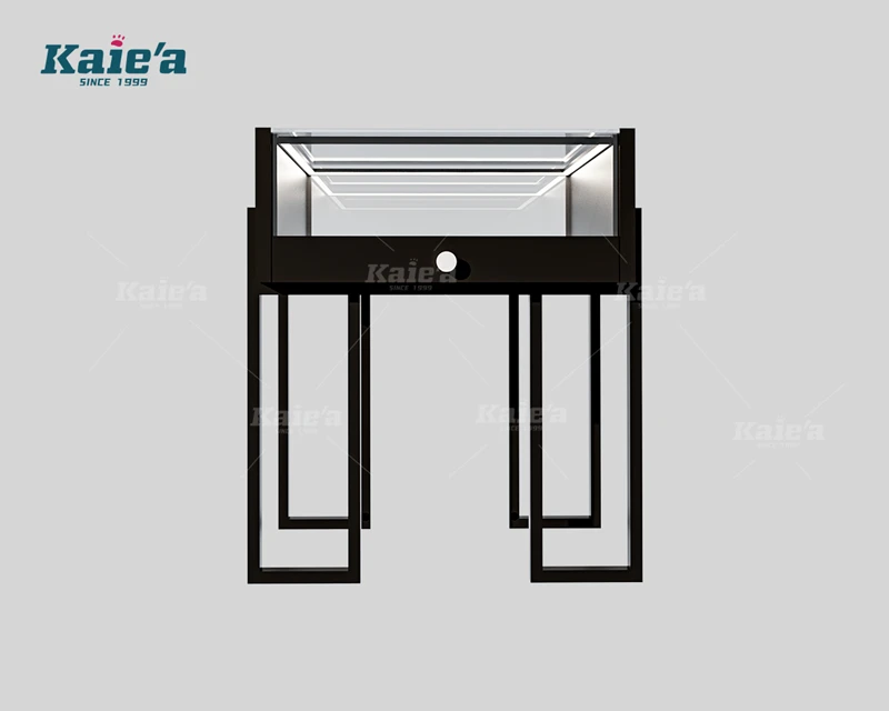 Mesa expositora joyero negro