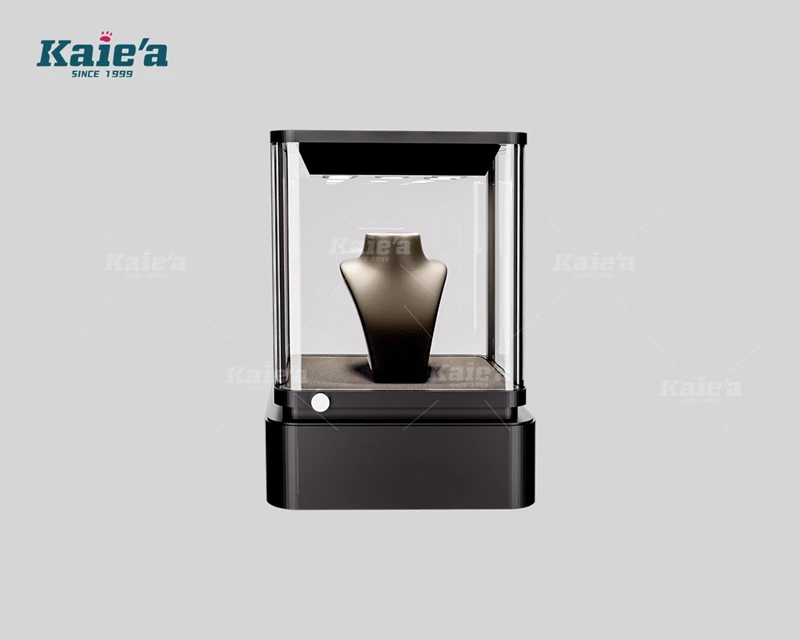 Armario para joyer&iacute;a con cerradura electr&oacute;nica de tama&ntilde;o peque&ntilde;o color negro